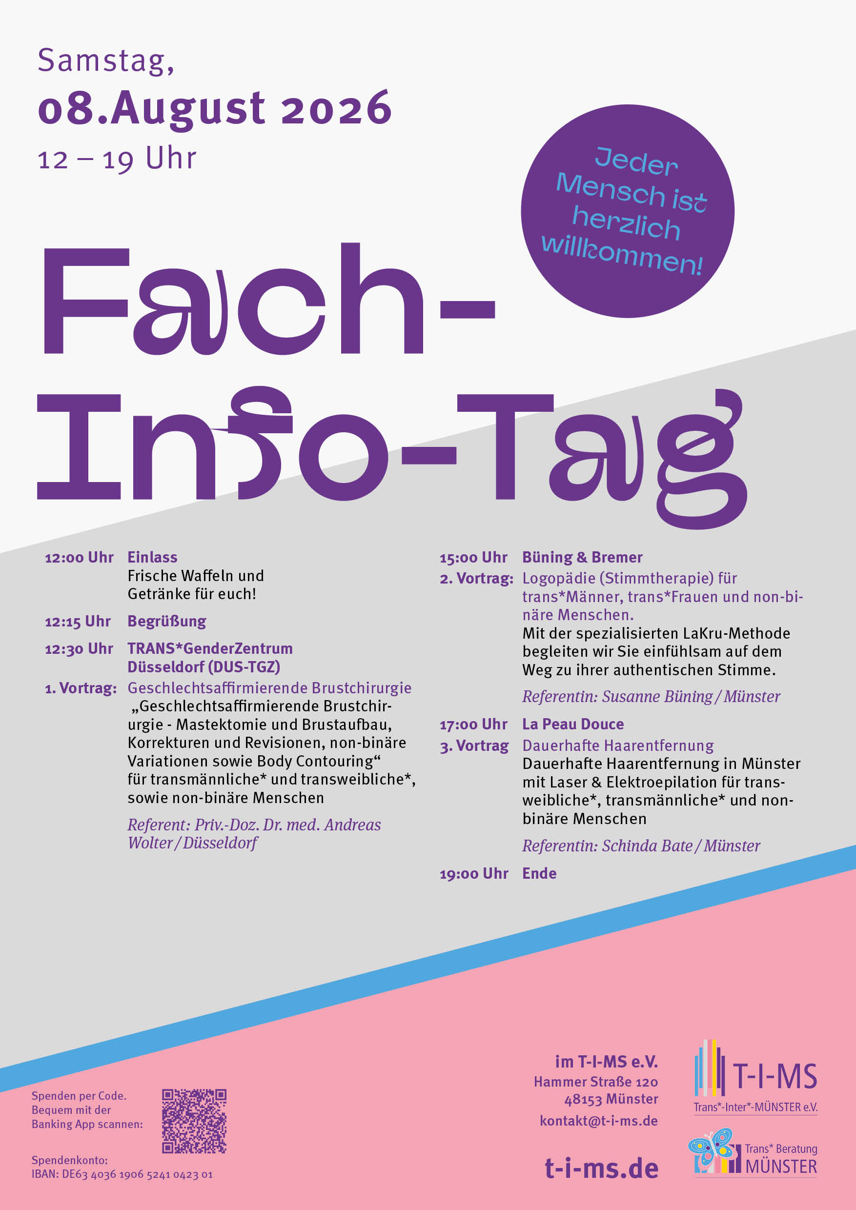 Informationsblatt zum Fachinfotag im T-I-MS